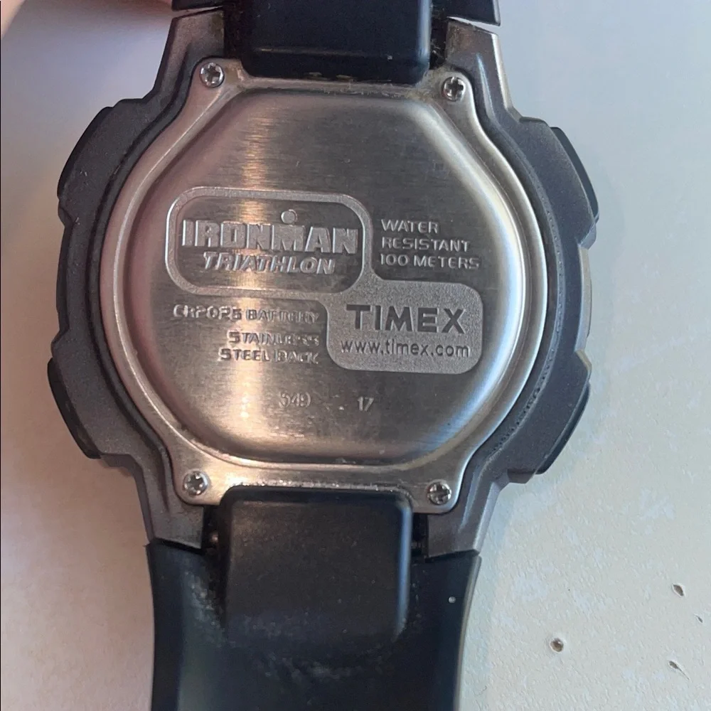 Timex Ironman Black and Yellow Watch